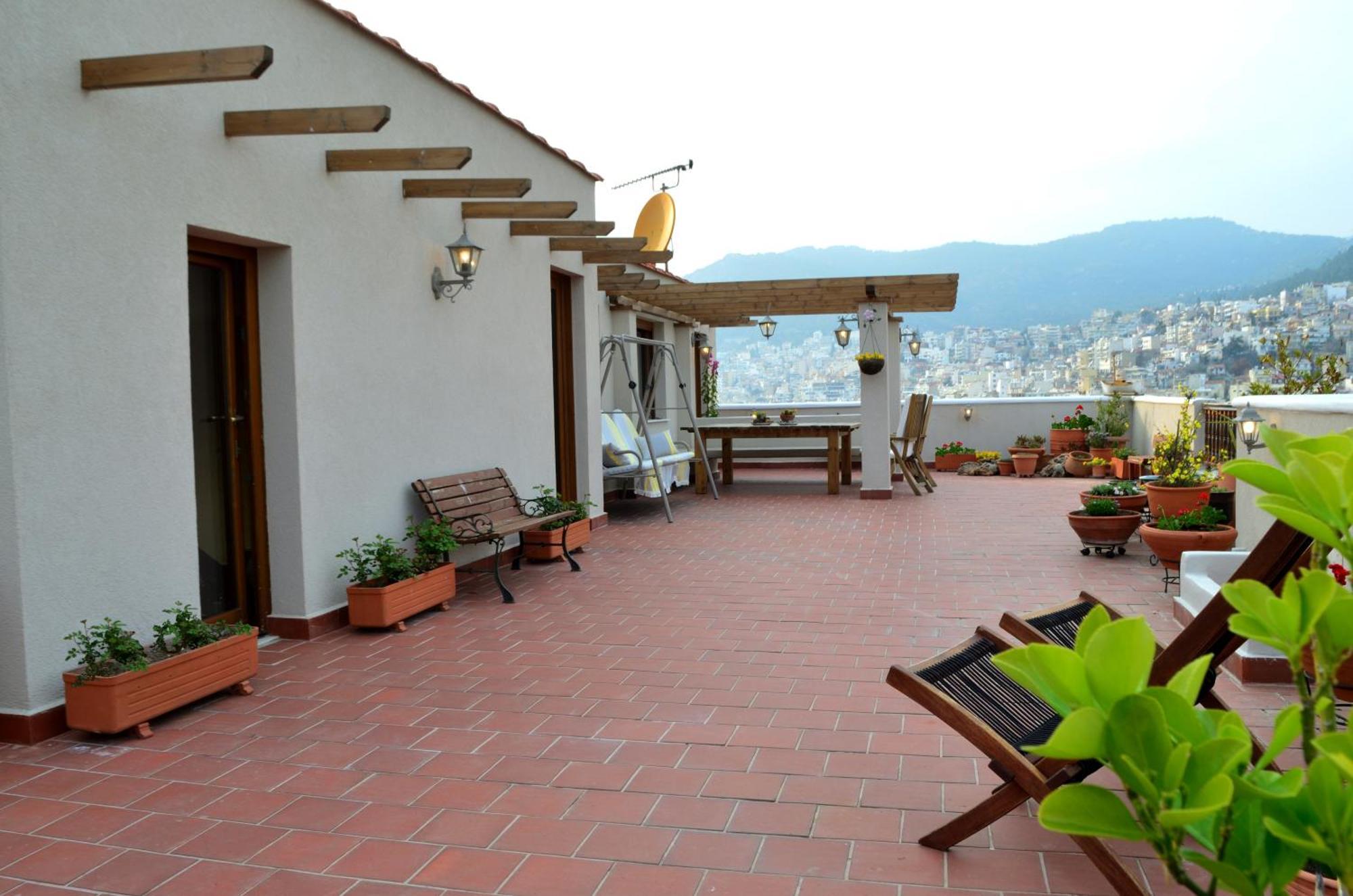 Old-Town Roof-Garden Suite Kavala Buitenkant foto