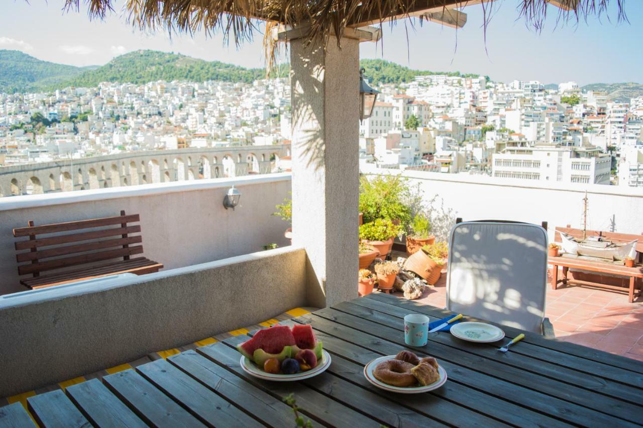 Old-Town Roof-Garden Suite Kavala Buitenkant foto